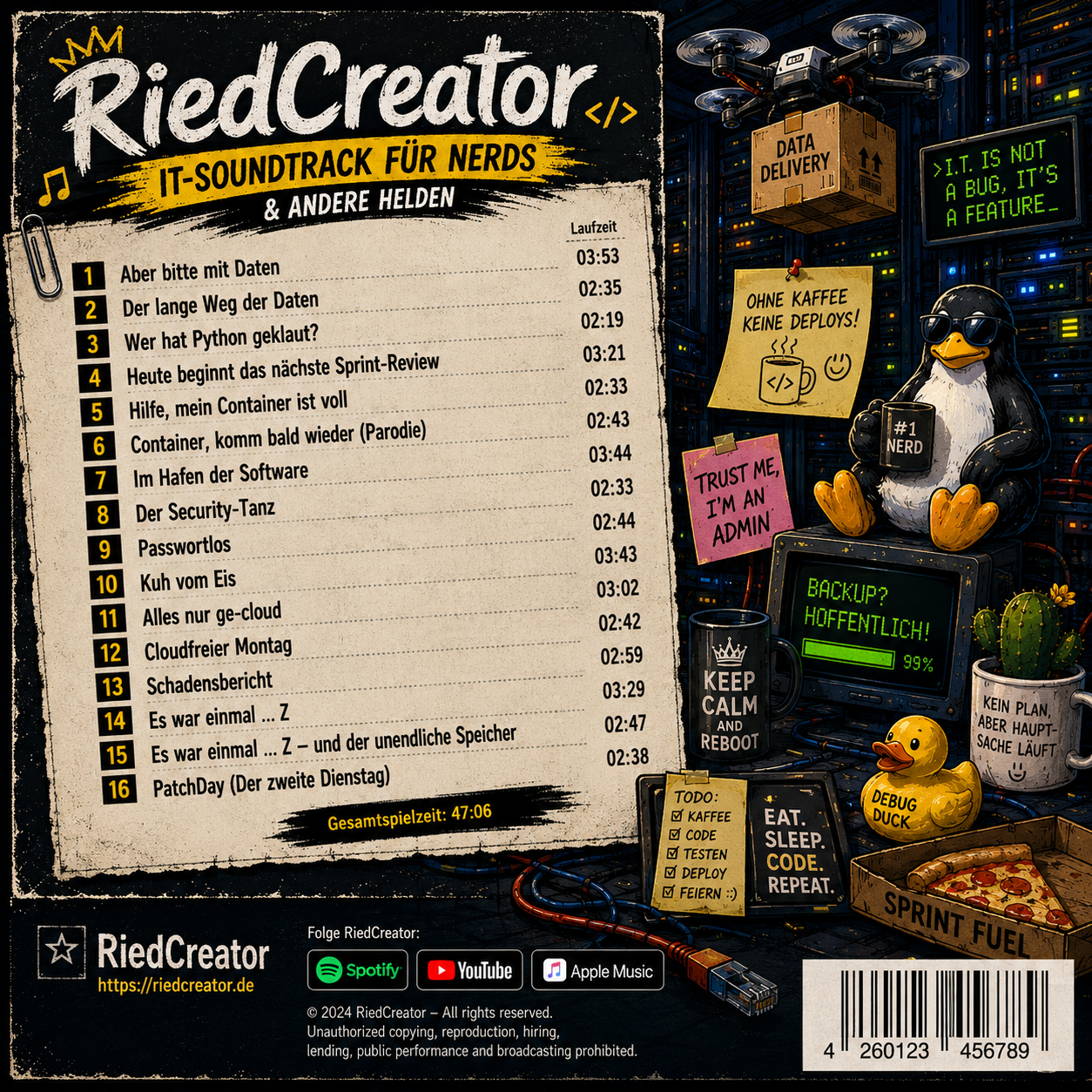 Back artwork for IT-Soundtrack für Nerds & andere Helden