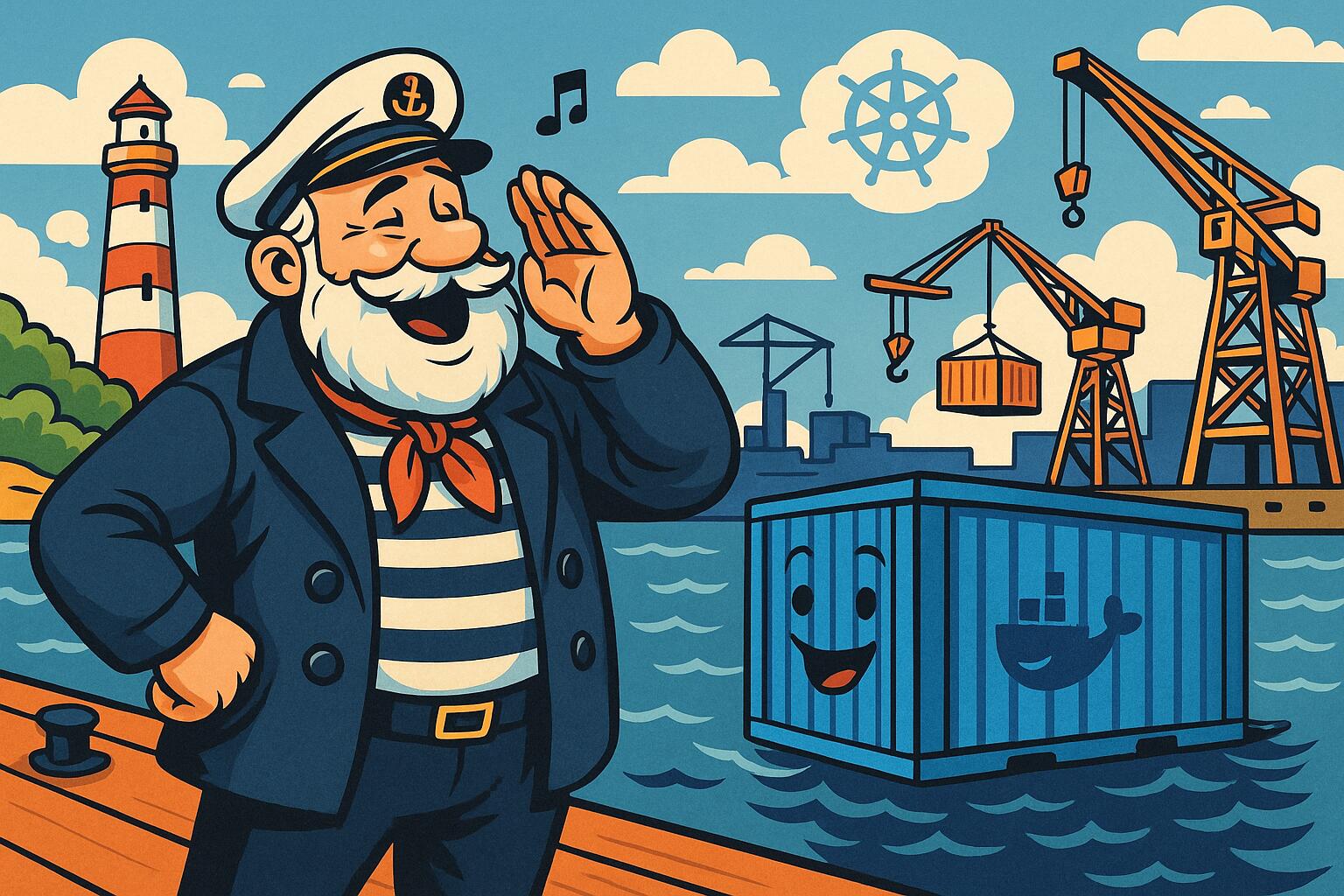 Container, komm bald wieder parody cover art