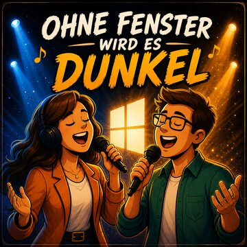 Ohne Fenster wird es dunkel