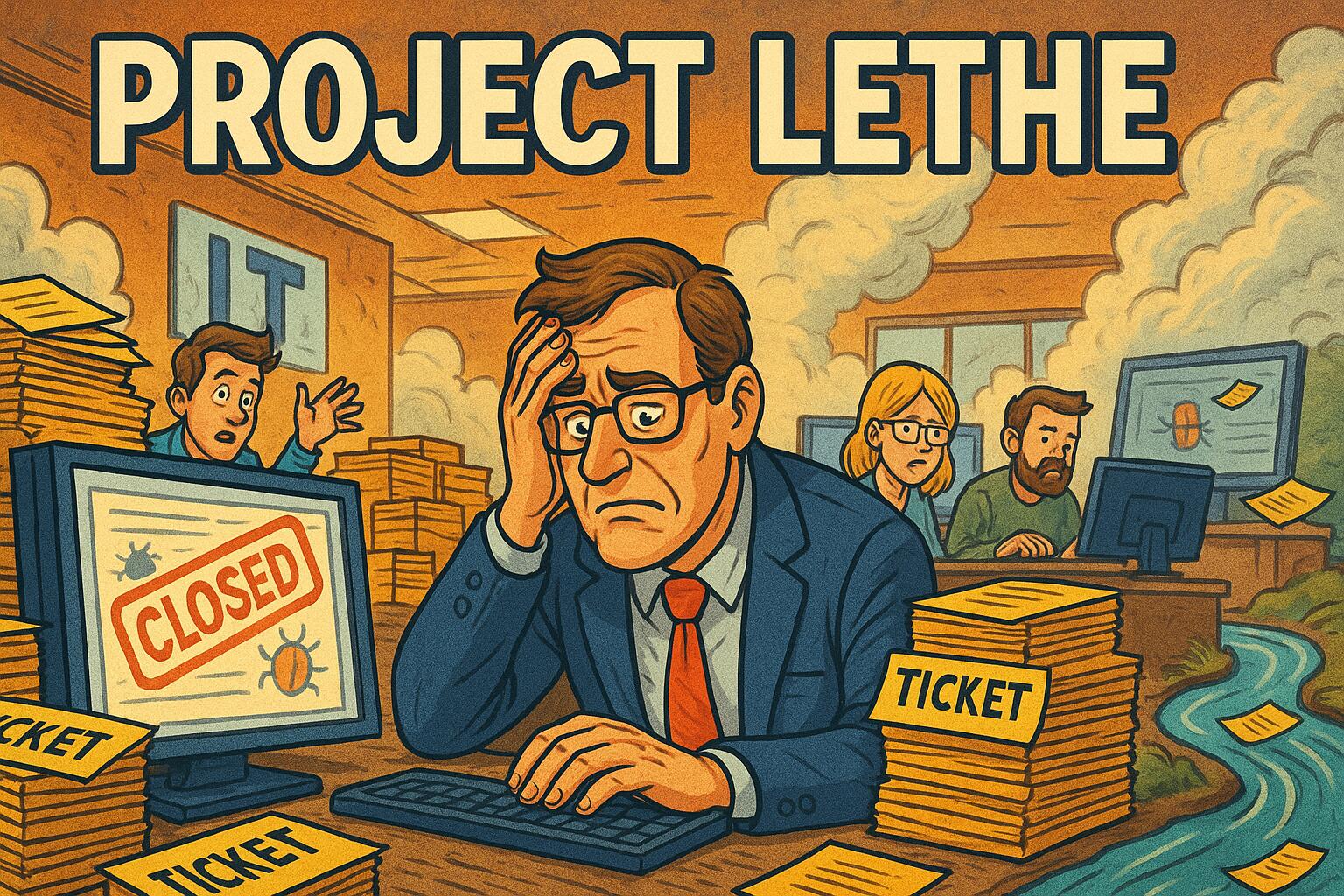 Project Lethe – The Vanishing Tickets (alternate cover)