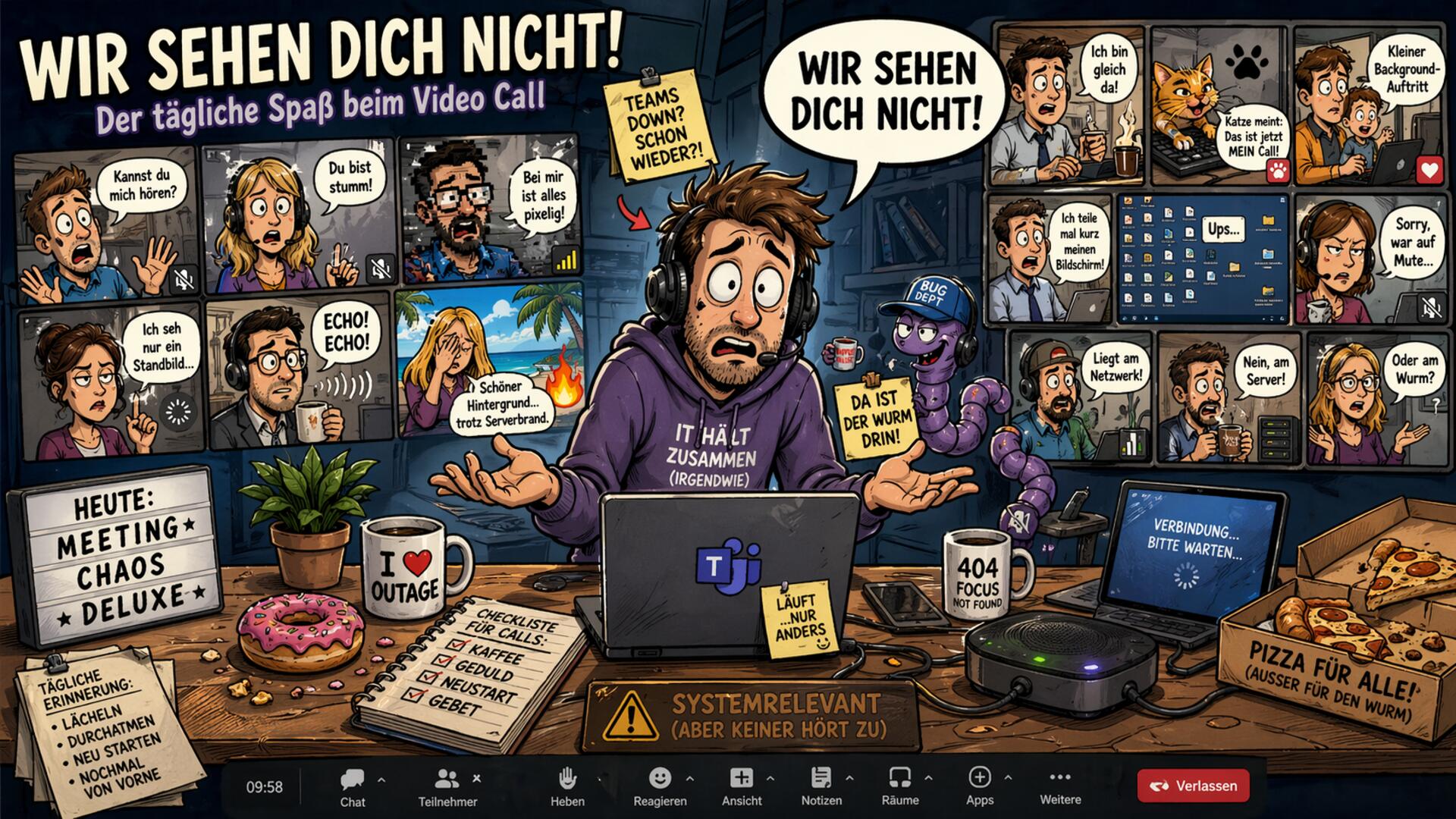 Wir sehen dich nicht